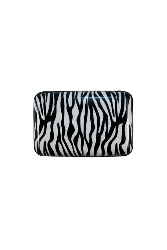 Zebra Safari Design High Quality Armored Credit Card RFID Block Wallet