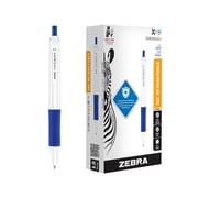 Zebra Sarasa Dry X1+ Retractable Gel Pen Medium Point Blue Ink Dozen 41520