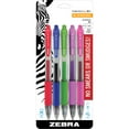thumbnail image 1 of Zebra Sarasa Retractable Gel Ink Pens, Medium Point 0.7mm, Black Rapid Dry Ink, 5-Count, 1 of 4