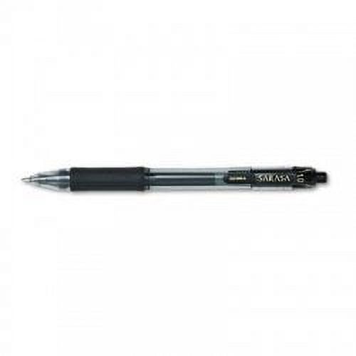 Zebra Sarasa Retractable Gel Pen, Black Ink, Bold, 12/Pack, Case of 2 Packs