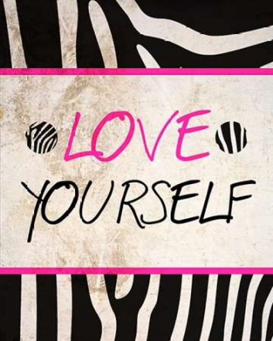 Zebra Sayings IV Canvas Art - SD Graphics Studio (24X30)