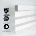 thumbnail image 1 of Zebra Shades Cordless Blinds for Windows, Free-Stop Shades with Valance,56W*60H, 1 of 6