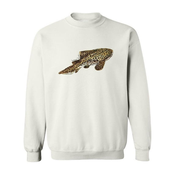 Zebra Shark Design Sweatshirt Men -Image by Shutterstock, Male 5X-Large