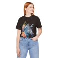 thumbnail image 1 of Zebra Graphic Unisex 100 Cotton Vintage Animal Art T-Shirt 2, 1 of 8