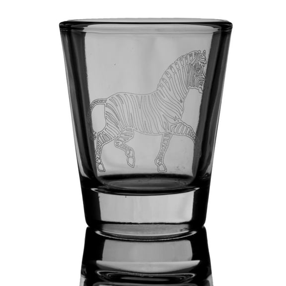 Zebra Shot Glass
