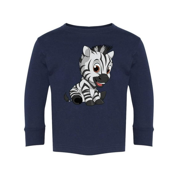 Zebra Sitting Long Sleeve Toddler -Image by Shutterstock,  3 Toddler