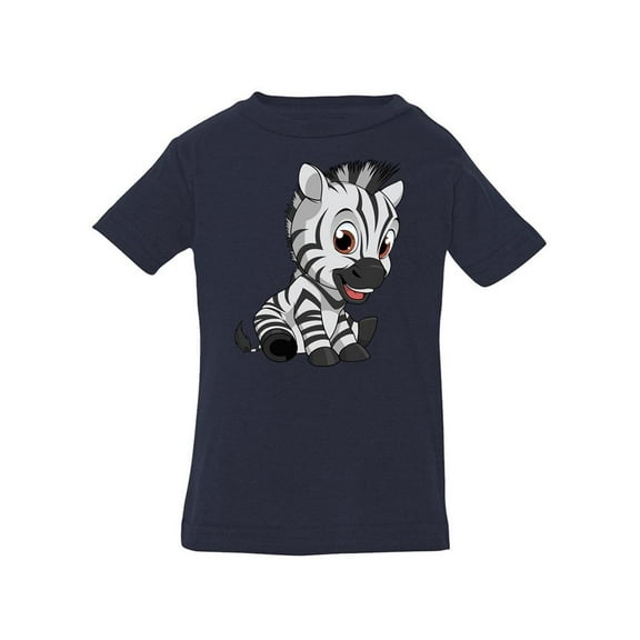 Zebra Sitting T-Shirt Infant -Image by Shutterstock,  6 Months