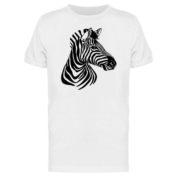 Zebra Sketch Sided T-Shirt Men -Image by Shutterstock, Male XX-Large