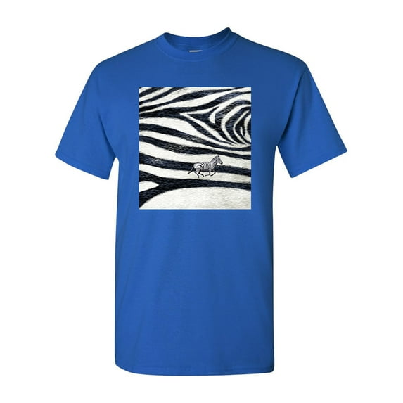 Zebra Skin Pattern Animal Tanya Ramsey Artworks Art DT Adult T-Shirt Tee