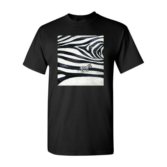Zebra Skin Pattern Animal Tanya Ramsey Artworks Art DT Adult T-Shirt Tee
