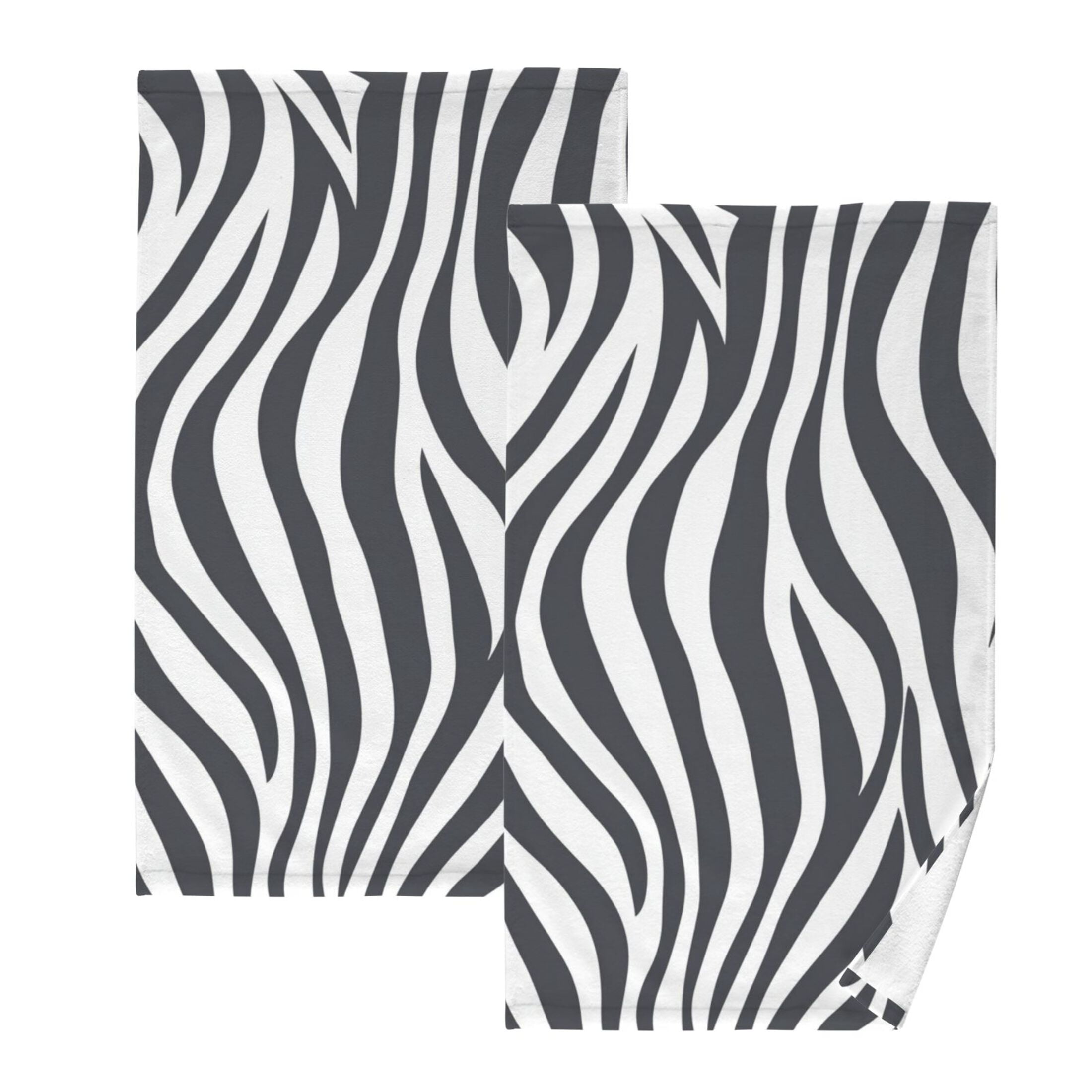 Zebra Skin Stripes Bath Towel Sets Pure Cutton Towels Hand Towel