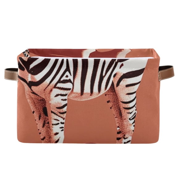 Zebra Storage Bins Baskets With Handles Storage Box Clothes Organizer Organization Toys