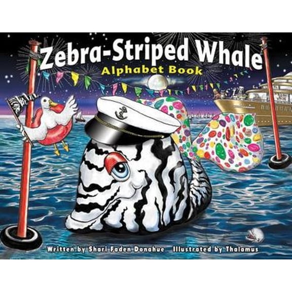 Pre-Owned Zebra-Striped Whale Alphabet Book (Hardcover) 0963428764 9780963428769