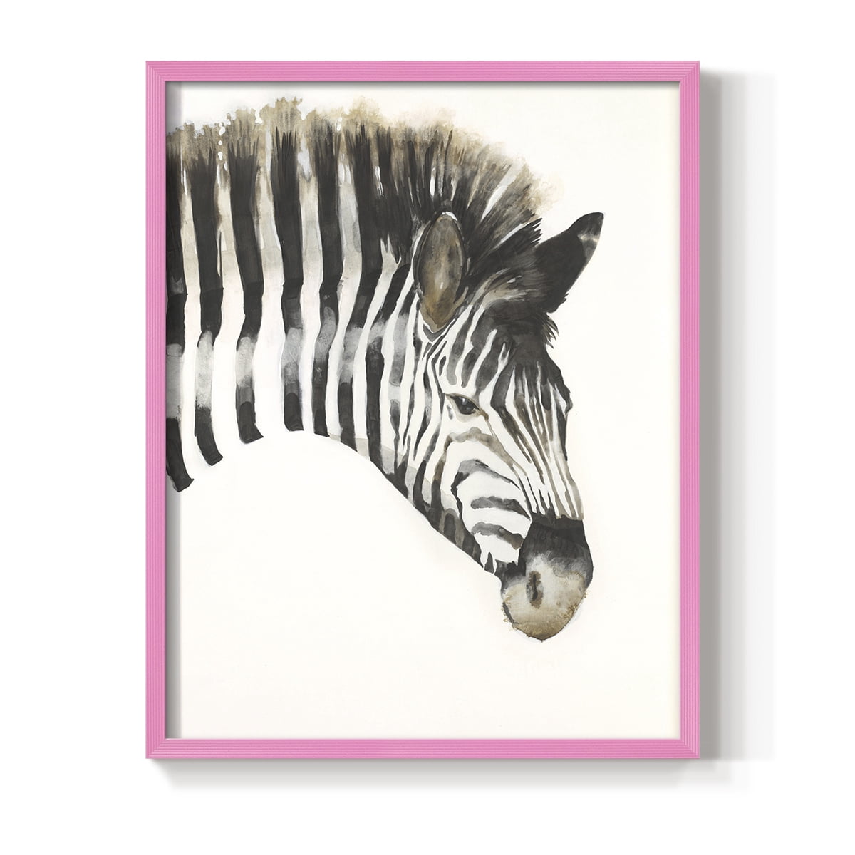Zebra Stripes Framed Print - Solid Wood in Single Picture Frame Solid Wood 2 Framed Print