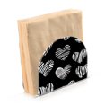 thumbnail image 1 of Zebra Stripes Hearts Napkin Holders for Tables Napkin Stand Paper Holder Organizer Tabletop Tissue Box Dispenser, 1 of 8