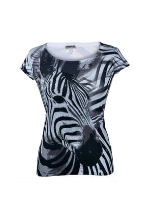 Zebra Sublimation Juniors T-Shirt - Small