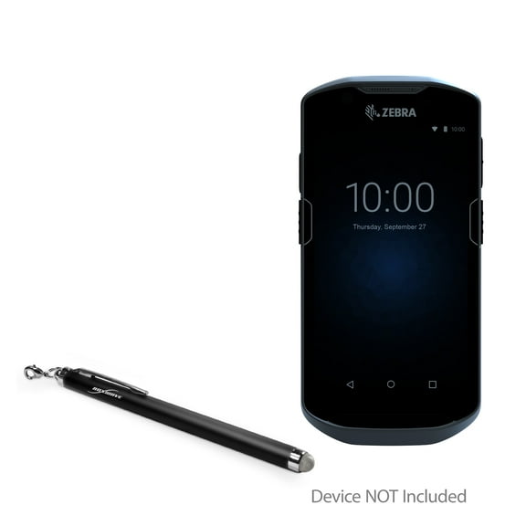 Zebra TC77 Stylus Pen, BoxWave [EverTouch Capacitive Stylus] Fiber Tip Capacitive Stylus Pen for Zebra TC77 - Jet Black