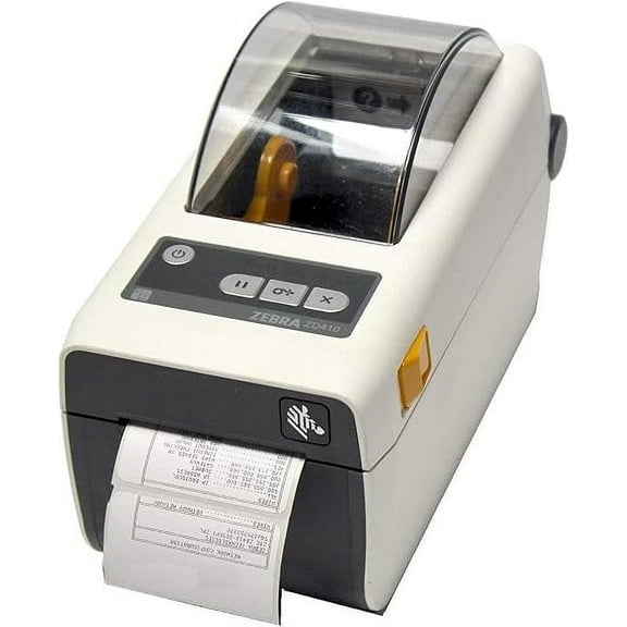 Restored Zebra Technologies ZD41H22-D01E00EZ Series ZD410 Direct Thermal Healthcare Desktop Printer, 203 DPI, 2", US Power Cord, USB 2.0, USB Host, BTLE, Ethernet Module, EZPL (Refurbished)
