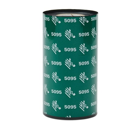 Zebra Thermal Transfer Resin Ribbon, 6.85" x 1476' with 1" Core, 6 Ribbons