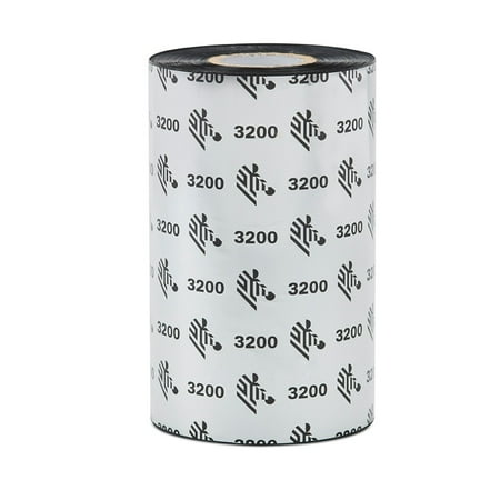 Zebra Thermal Transfer Wax/Resin Ribbon, 1.57" x 1476' with 1" Core, 6 Ribbons