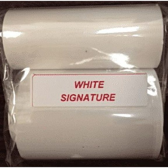 Zebra White Signature Panel Specialty Ribbon, 1000 prints