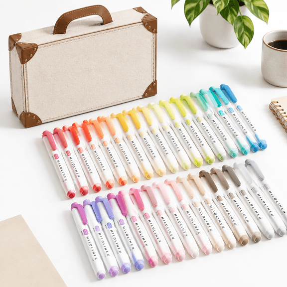 Zebra Wkt7-35c High Mildliner 35 Color Set Gift Box Included