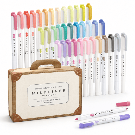 Zebra Wkt7-35c High Mildliner 35 Color Set Gift Box Included