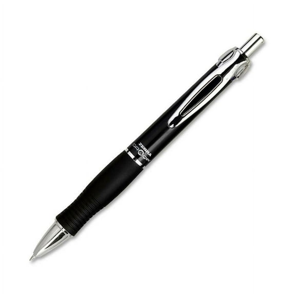 Zebra X10 Retractable Pen, Medium Point, 0.7mm, Black Barrel