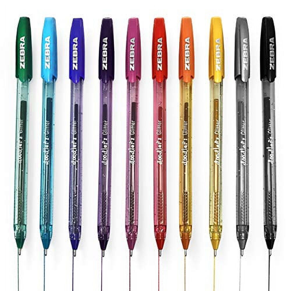 10 Best Zebra Doodler Z Glitter Gel Stick Pens 10 Pack - View #7