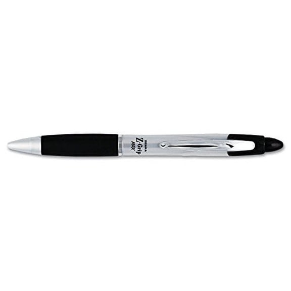 Zebra Z-Grip Max Ballpoint Retractable Pen, Black Ink, Medium, 12/Pack, Case of 2 Packs