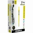 thumbnail image 1 of Zebra ZEB71250 Z-Grip Retractable Highlighter, Neon Yellow - Pack of 12, 1 of 1