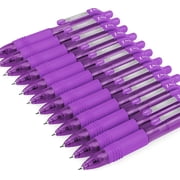 Zebra Z-Grip Smooth Mini Retractable Ballpoint Pens - 1.0mm - Violet - Pack of 12