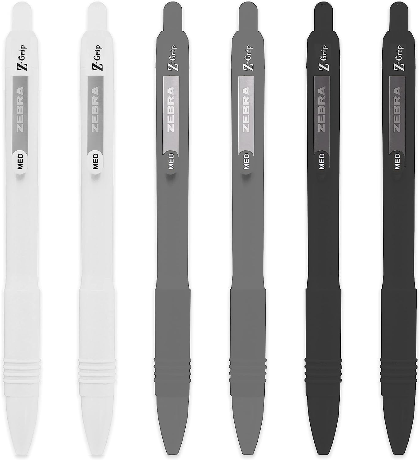Pack Of 5 Z-Grip Retractable Ballpoint Pens