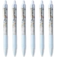 thumbnail image 1 of Zebra Z-Grip Smooth Retractable Ballpoint Pen - Pack of 6 - Black Ink - Blush Blue Wrap Design, 1 of 4