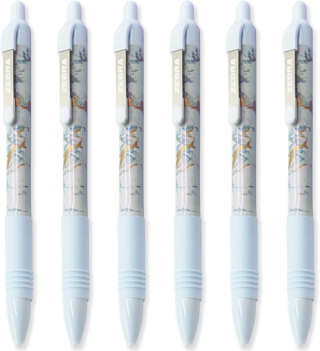 Zebra Z-Grip Smooth - Penna a sfera retrattile, pennino da 1,0 mm, fusto oro rosa, inchiostro nero, confezione da 10