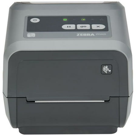 Zebra ZD421T 300 DPI Thermal Transfer USB Barcode Label Printer High-Resolution Desktop Label Printer, P/N; ZD4A043-301E00EZ