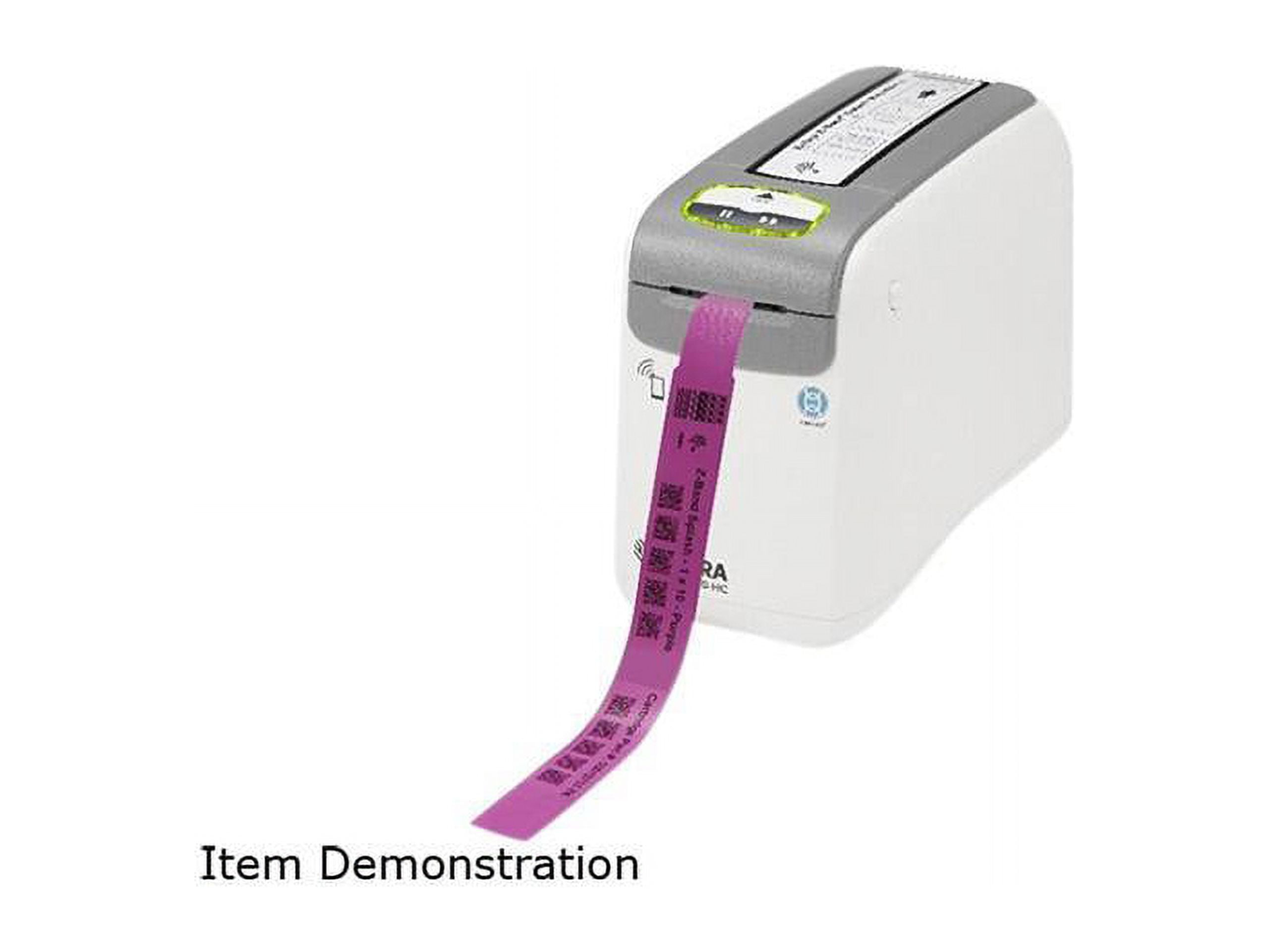 Zebra ZD510 Direct Thermal Wristband Printer, Cartridge Line, 300 dpi