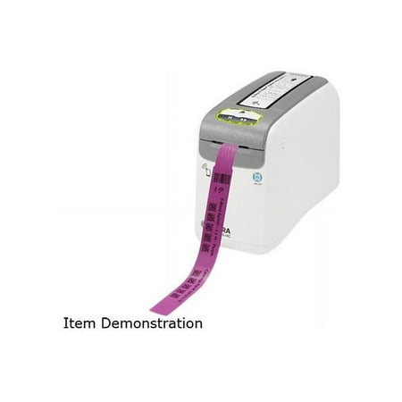 Zebra ZD510 Direct Thermal Wristband Printer, Cartridge Line, 300 dpi, USB, USB Host, Ethernet, Bluetooth LE, ZPL II, XML - ZD51013-D01E00FZ