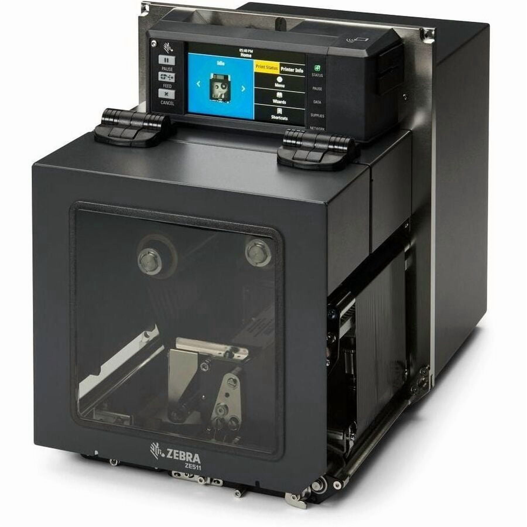 Zebra ZE511 Thermal Print Engine, 203 DPI Industrial Label Printer, Right-Hand Configuration, Model ZE51142-R010000Z