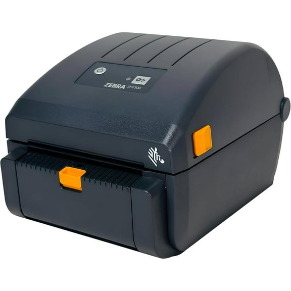Zebra ZP230d Direct Thermal Barcode Label Printer Dispenser USB ZP23042-D11G0000, Bundle with AC Adapter