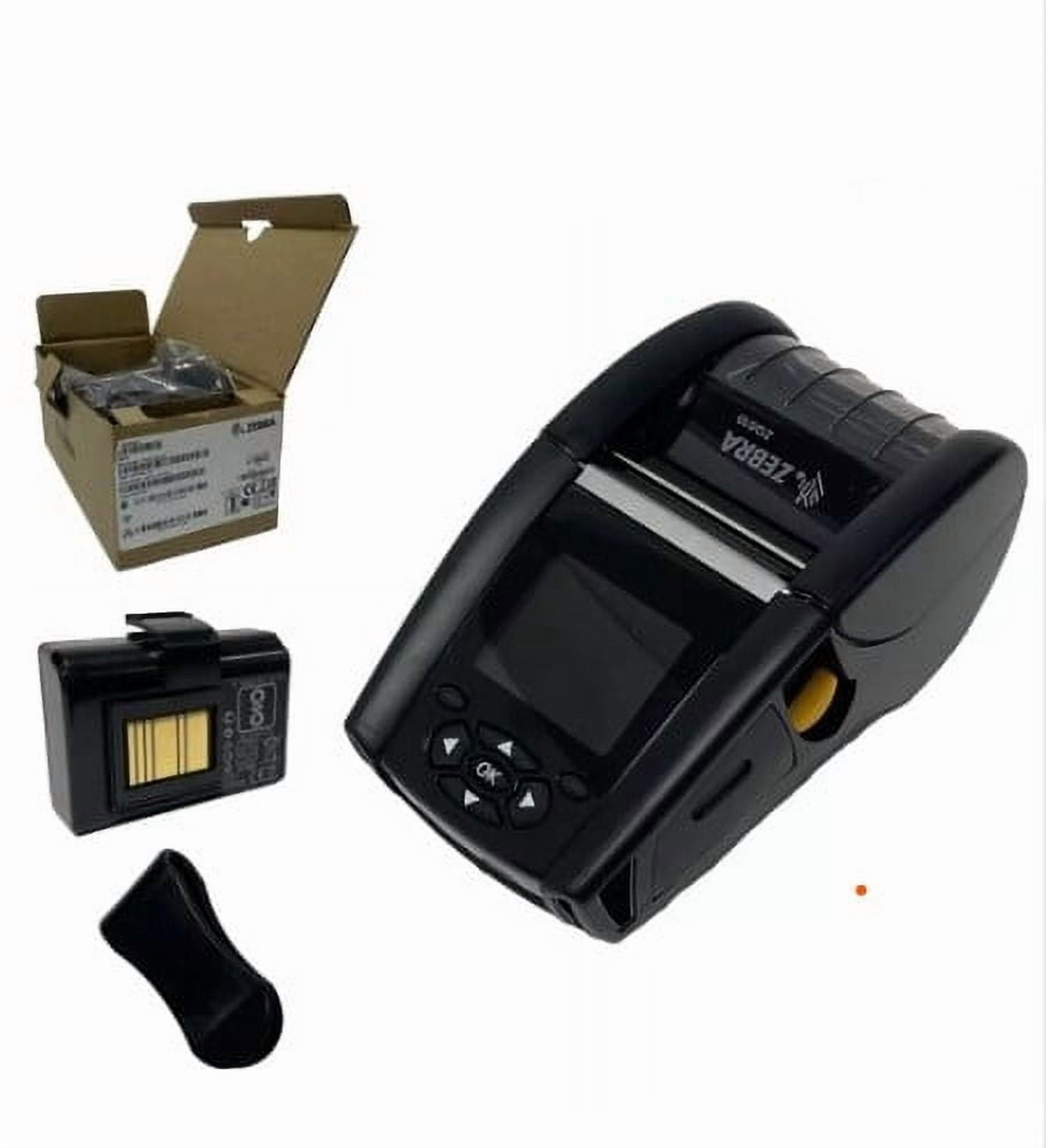 Zebra ZQ610 Barcode Label Printer: ZQ61-AUFA000-00 w/ Battery and Belt clip