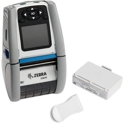 Zebra ZQ610-HC Direct Thermal Printer, Monochrome, Portable, Receipt Print, Battery Included
