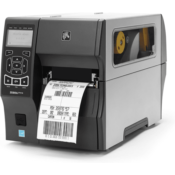Zebra ZT410 Barcode Label Printer, 300 DPI, Thermal Transfer, P/N; ZT41043-T010000Z
