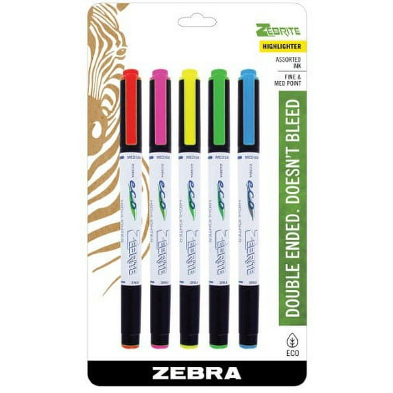 Zebra Zebrite Assorted Highlighters Assorted (Pack of 4)