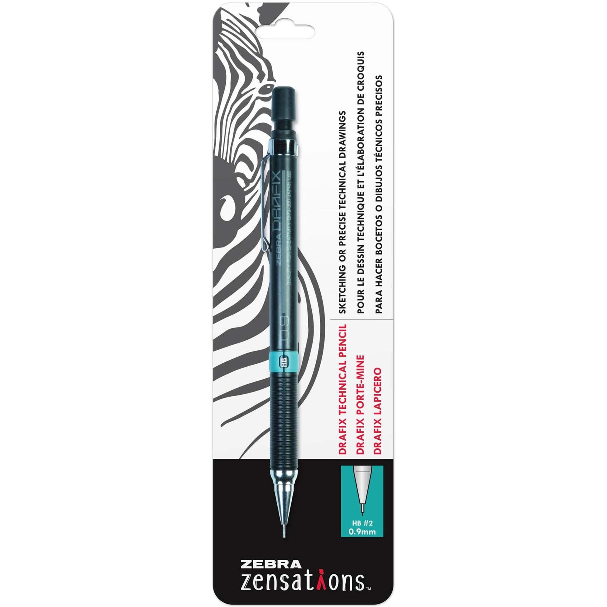 Zebra Pen Drafix Technical Pencil, 0.3mm, Graphite A, Pack of 1