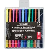 Stylo Pinceau Zebra Zensations - Pointe Fine Pour Lettrage Et Dessin Encre Noire 818419