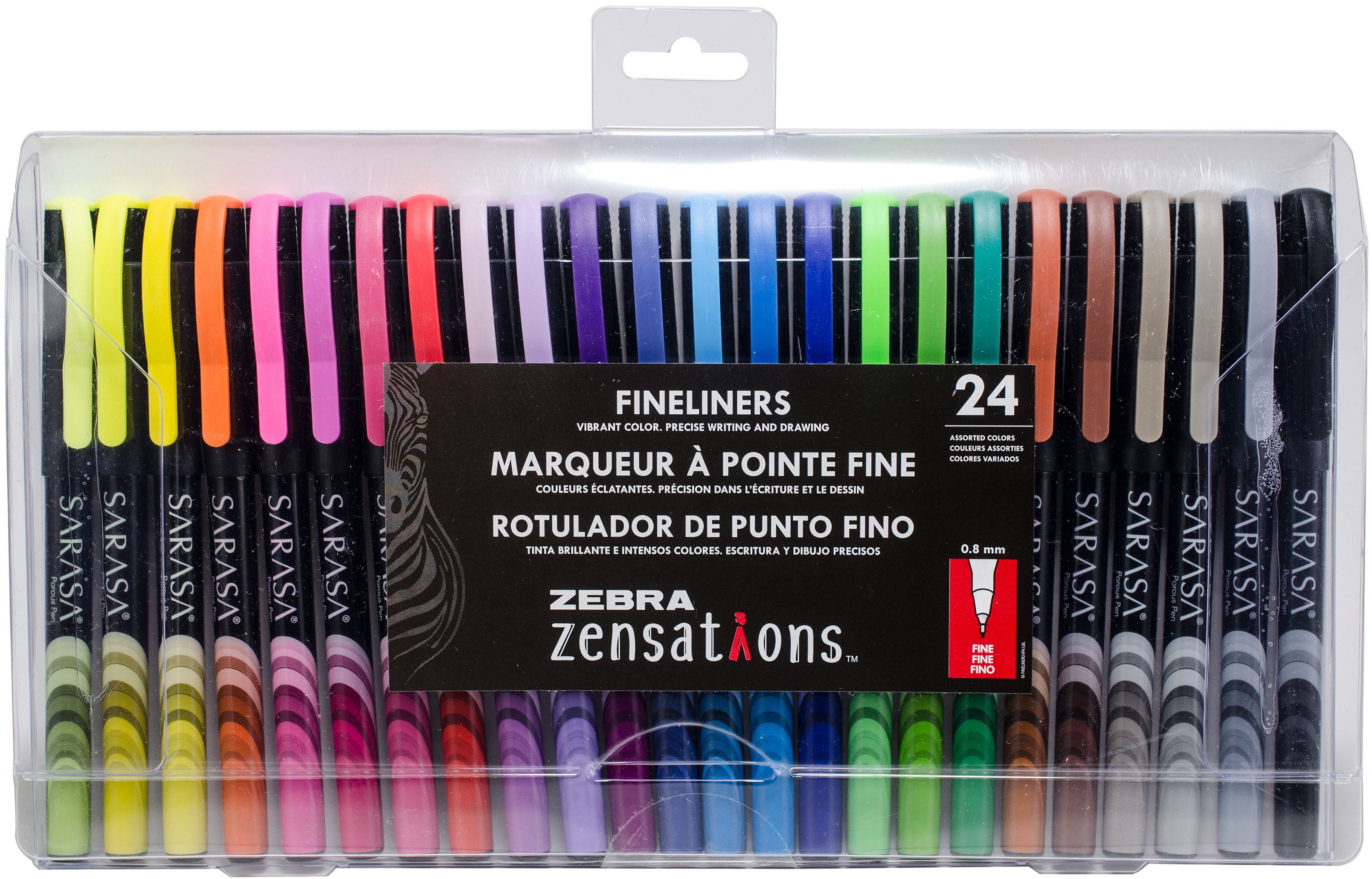 Zebra Zensations Colored Pencils 24/Pkg (Assorted)