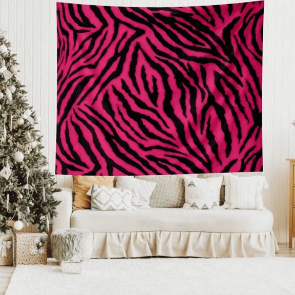 Zebra tapestry wall hanging 40*60in decorative abstract pattern room polyester, suitable for living room bedroom and office stylish home