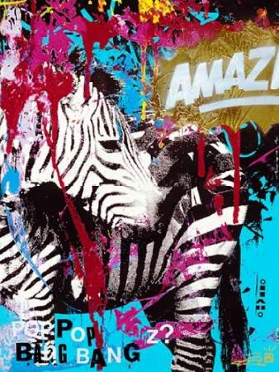 Zebrafitti Customized Canvas Art - Ben Allen (18 x 24)