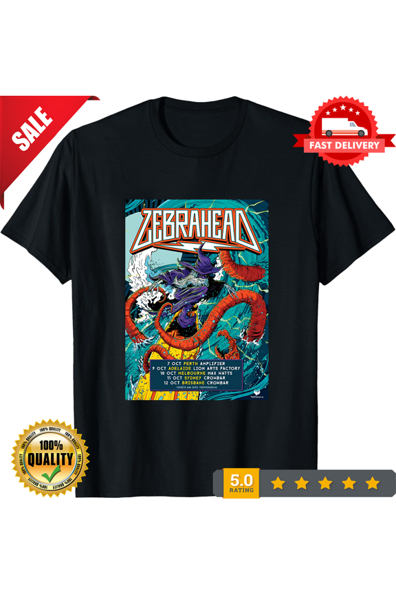 Zebrahead Orange County Pop Punk Icons Announce October 2025 Australian Tour Tee, ULTRA LIMITED-TH69178